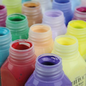 ARTDECO Acrylfarbe Acrylfarben-Set - Acryl Farben 12x75ml Haupt- und Nebenfarben