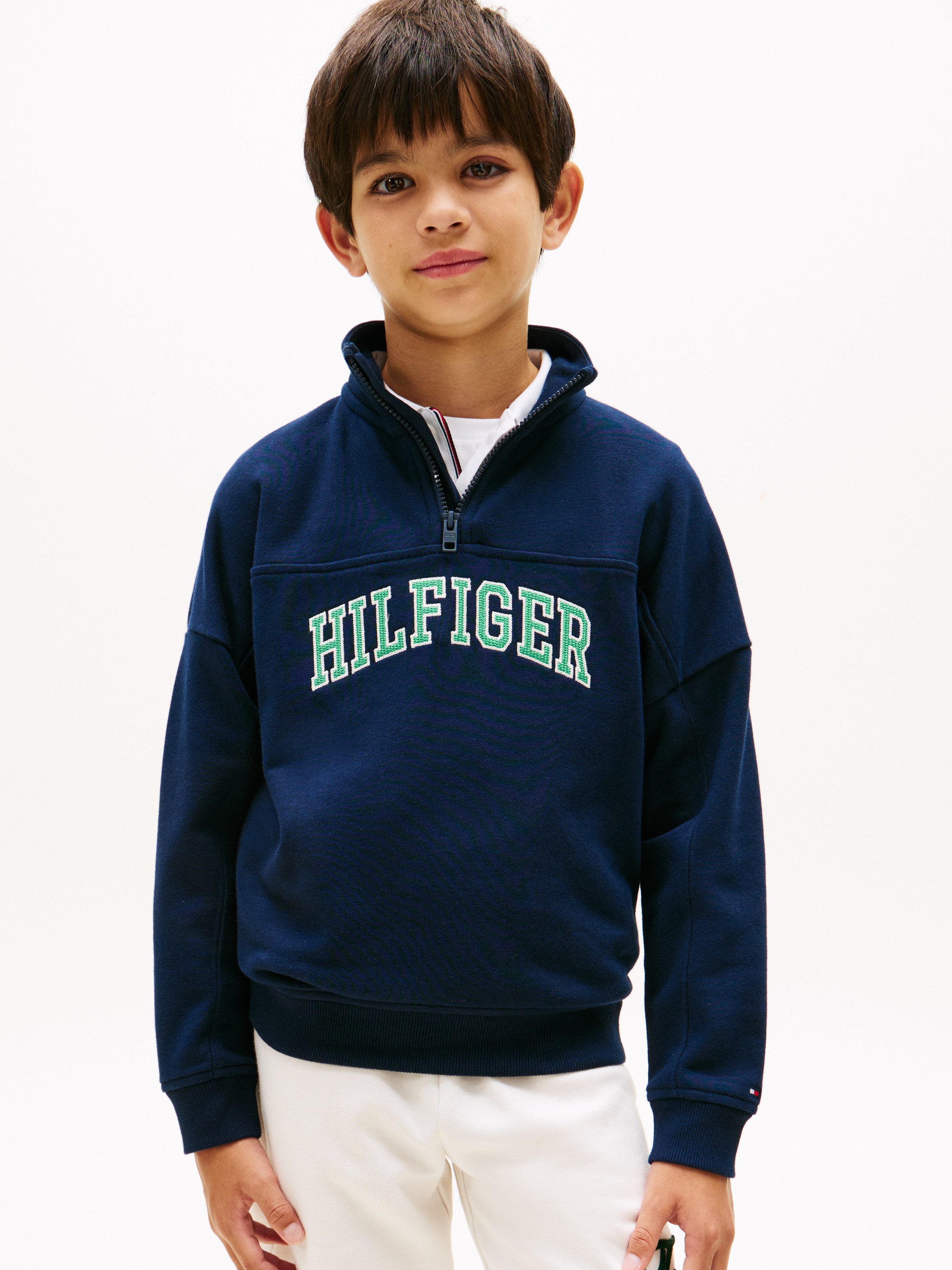 Tommy Hilfiger Sweatshirt HILFIGER VARSITY ZIP SWEATSHIRT Kinder bis 16 Jahre, regular fit