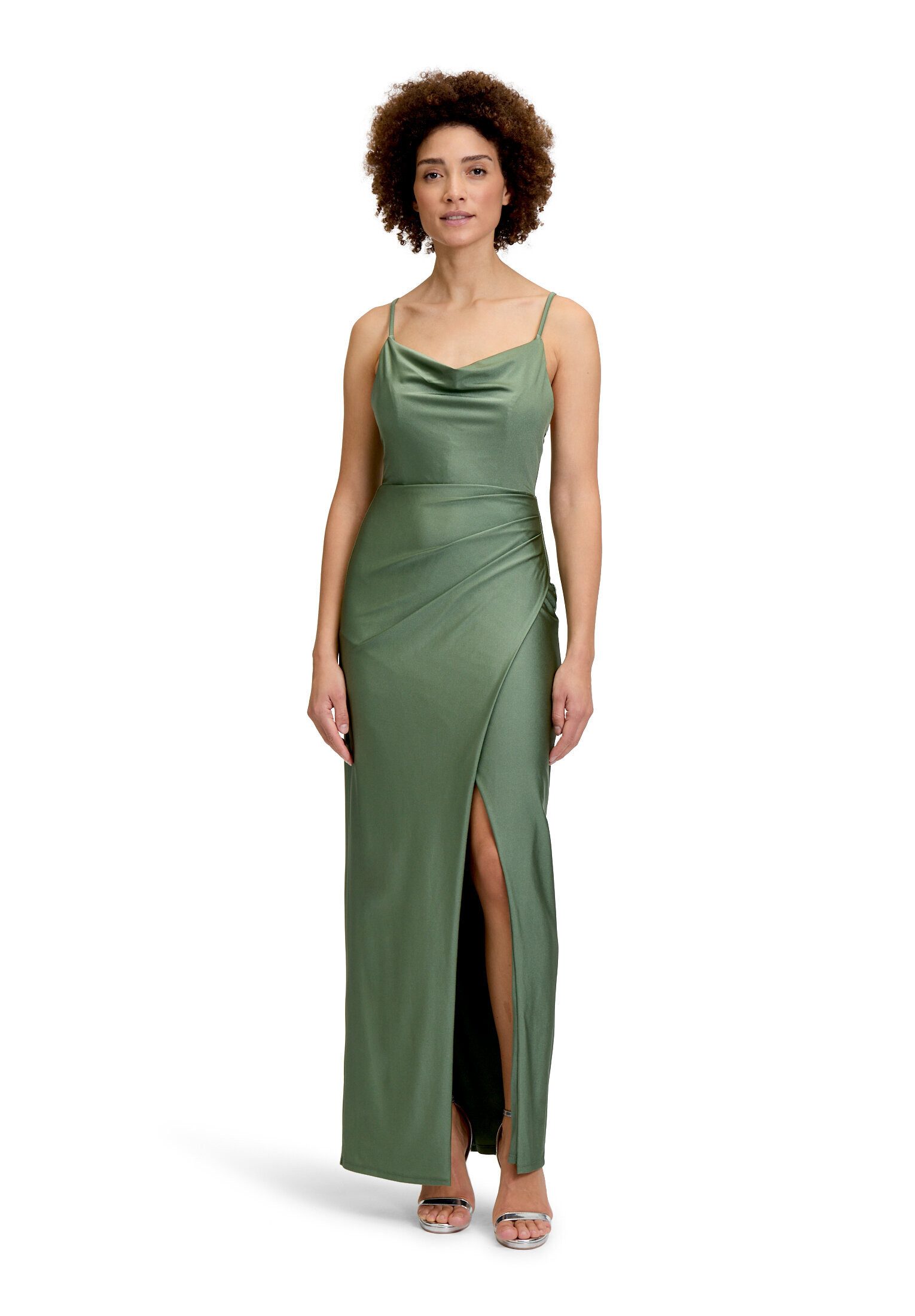 Vera Mont Abendkleid Damen figurbetont Schlitz