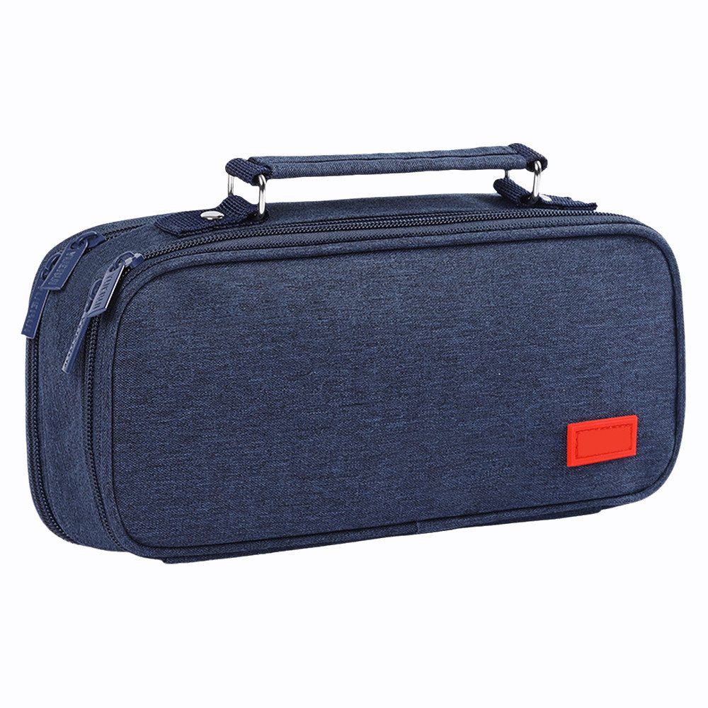 Coonoor Schreibgeräteetui Federmäppchen mit großer Kapazität – Robuste Canvas Stifttasche, (1-tlg), mit mehreren Fächern & Reißverschluss, ideal für Schule, Büro & Uni