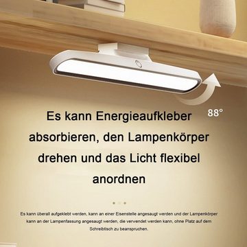 DOPWii Wandleuchte Wandleseleuchte, wiederaufladbare LED Nachttischlampe, Dimmbar, Magnetische Befestigung