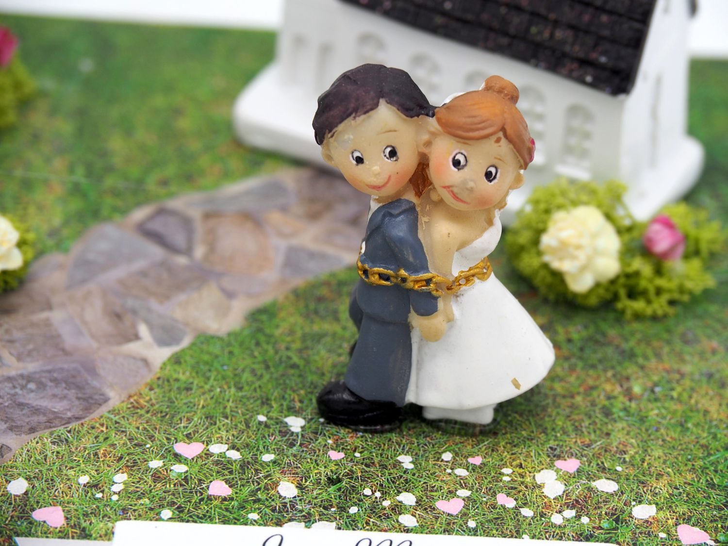 ZauberDeko Geschenkbox Geldgeschenk Verpackung Kirche Hochzeit Geschenk Just Married