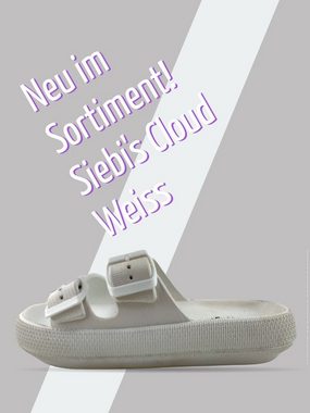 Siebi`s Siebi's Cloud Badeschuhe Damen Fußbett Pantolette im trendigen Design Strandschuh