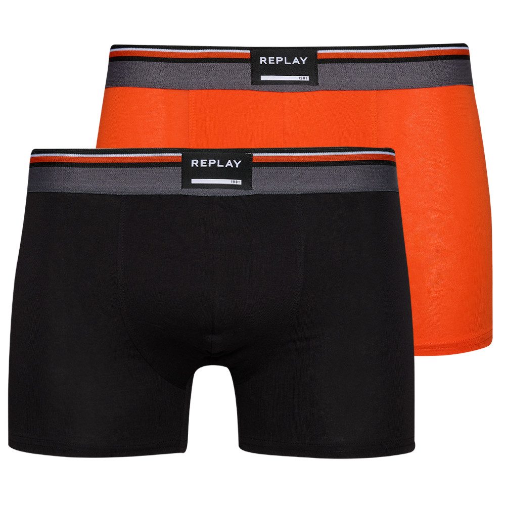 Replay Boxershorts Boxer Style Cuff Logo