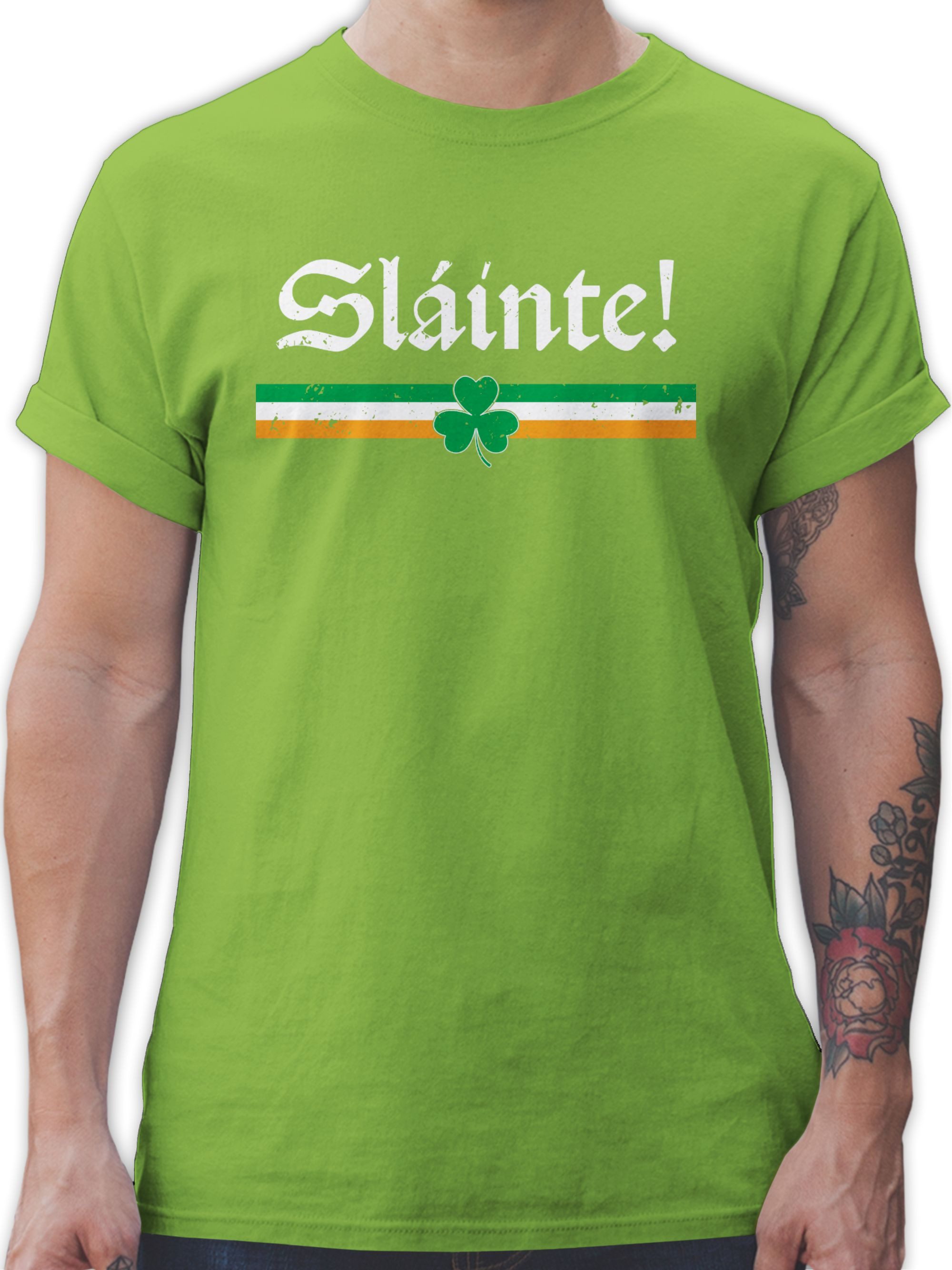 Shirtracer T-Shirt Slàinte Irish - Prost Auf Dein Wohl St. Patricks Day