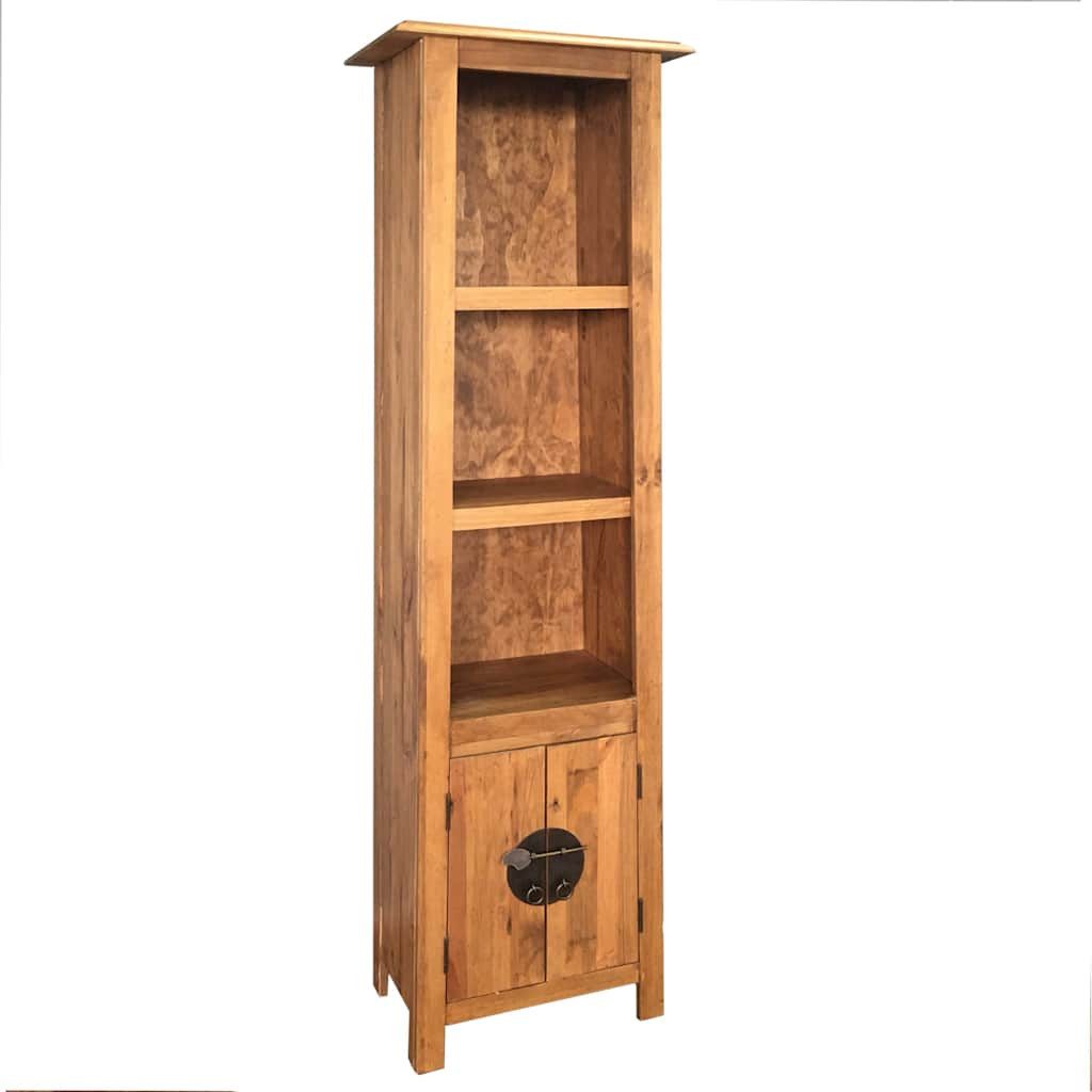 furnicato Badregal Hochschrank aus massivem Kiefernholz 48x32x170 cm in Vintage-Optik