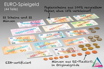 Wissner® aktiv lernen Lernspielzeug EURO-Spielgeld (44 Teile) (44-St)