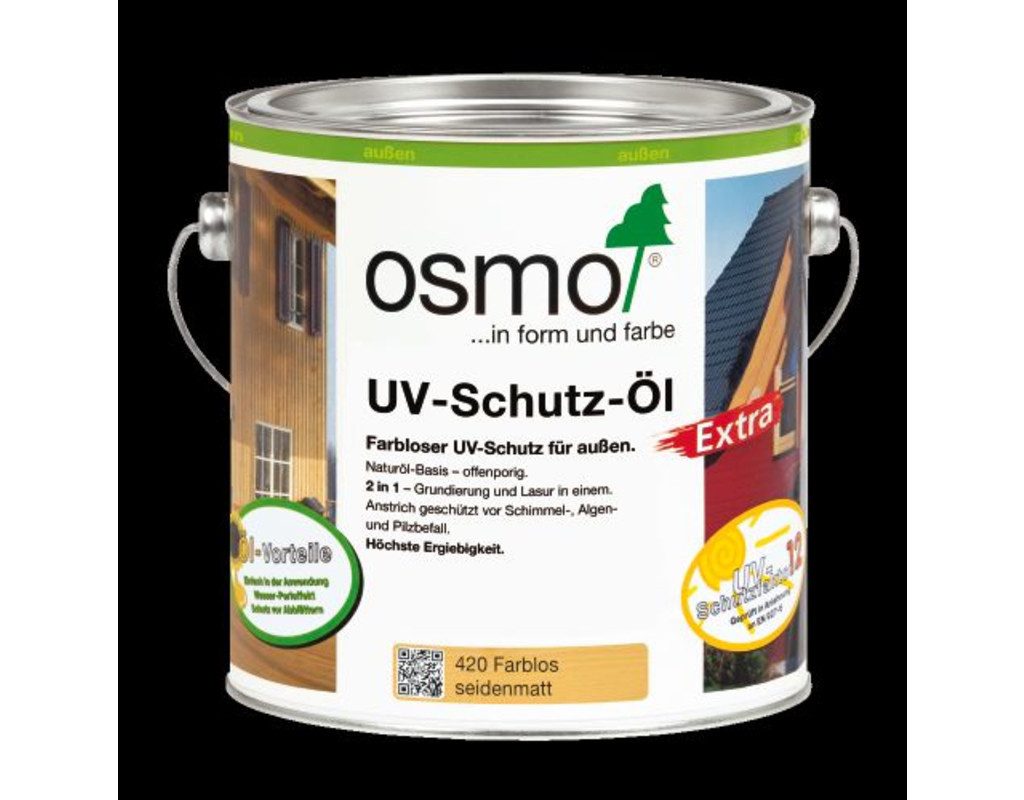 osmo Holzöl UV-Schutzöl Extra 2,5 Liter farblos