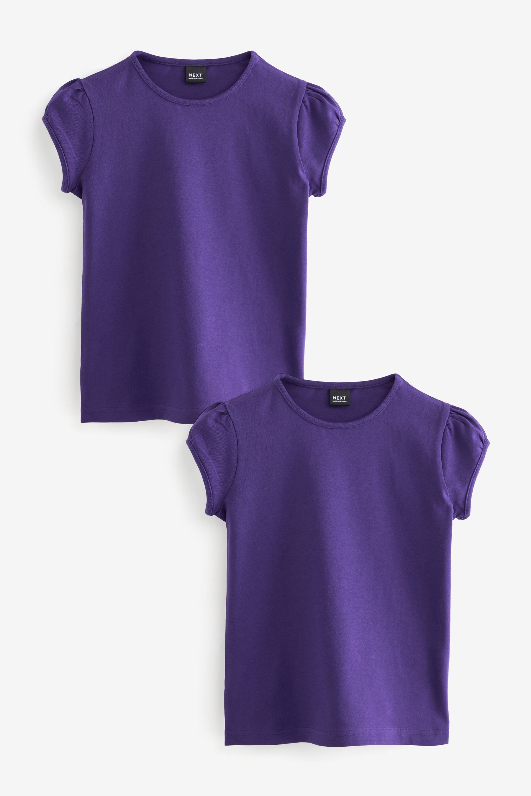 Next T-Shirt T-Shirts mit Puffärmeln, 2er-Pack (2-tlg)