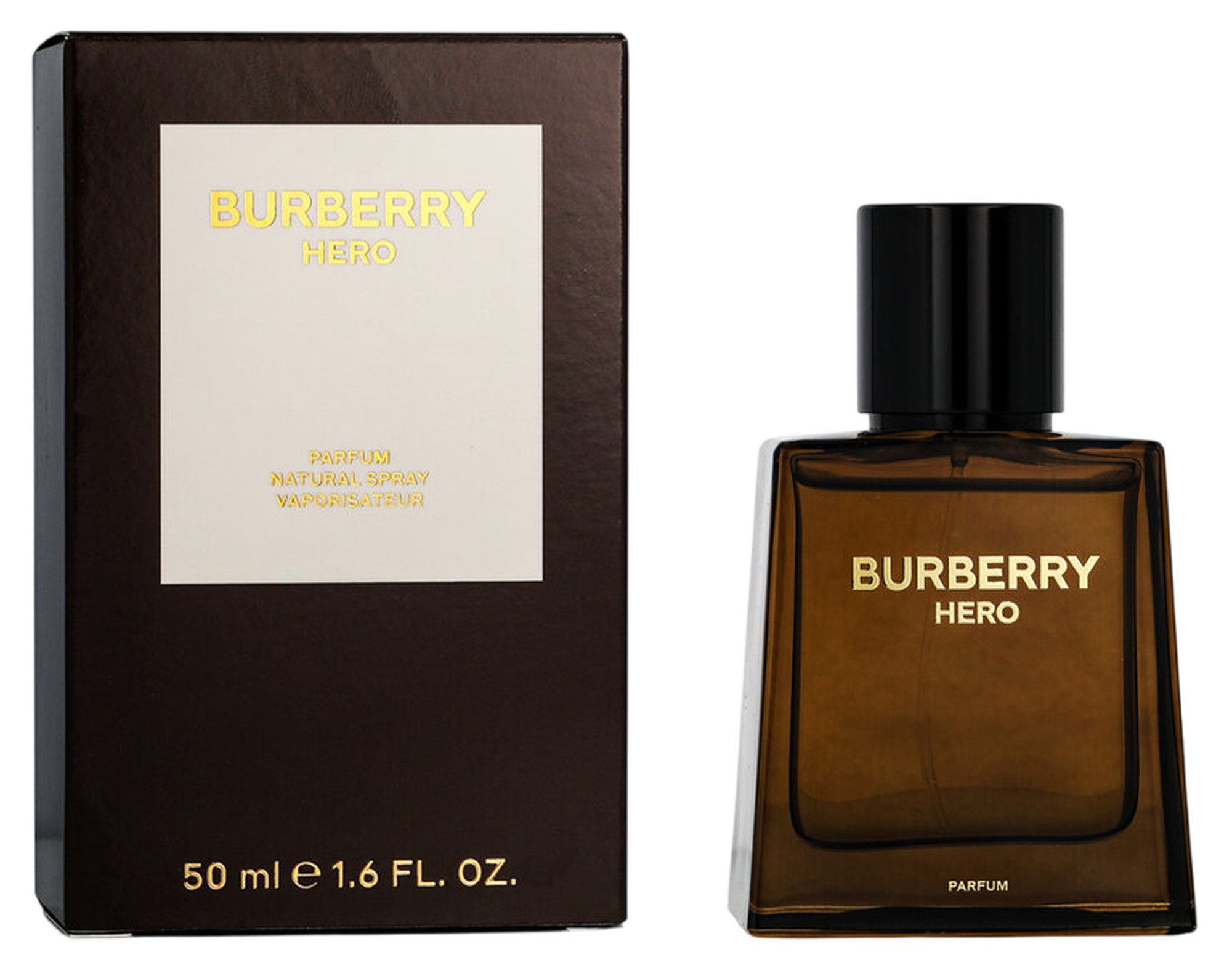 BURBERRY Extrait Parfum Hero Herren Spray - Bundle, BURBERRY Herrenparfüm, Glasflakon, Herrenduft