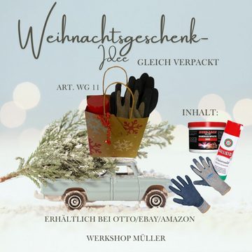 Werkshop Müller Multifunktionsöl Geschenktüte "Werki" 3 teilig, (3-St., 3 teilig), eine Tüte mit hochwertigen Produkten