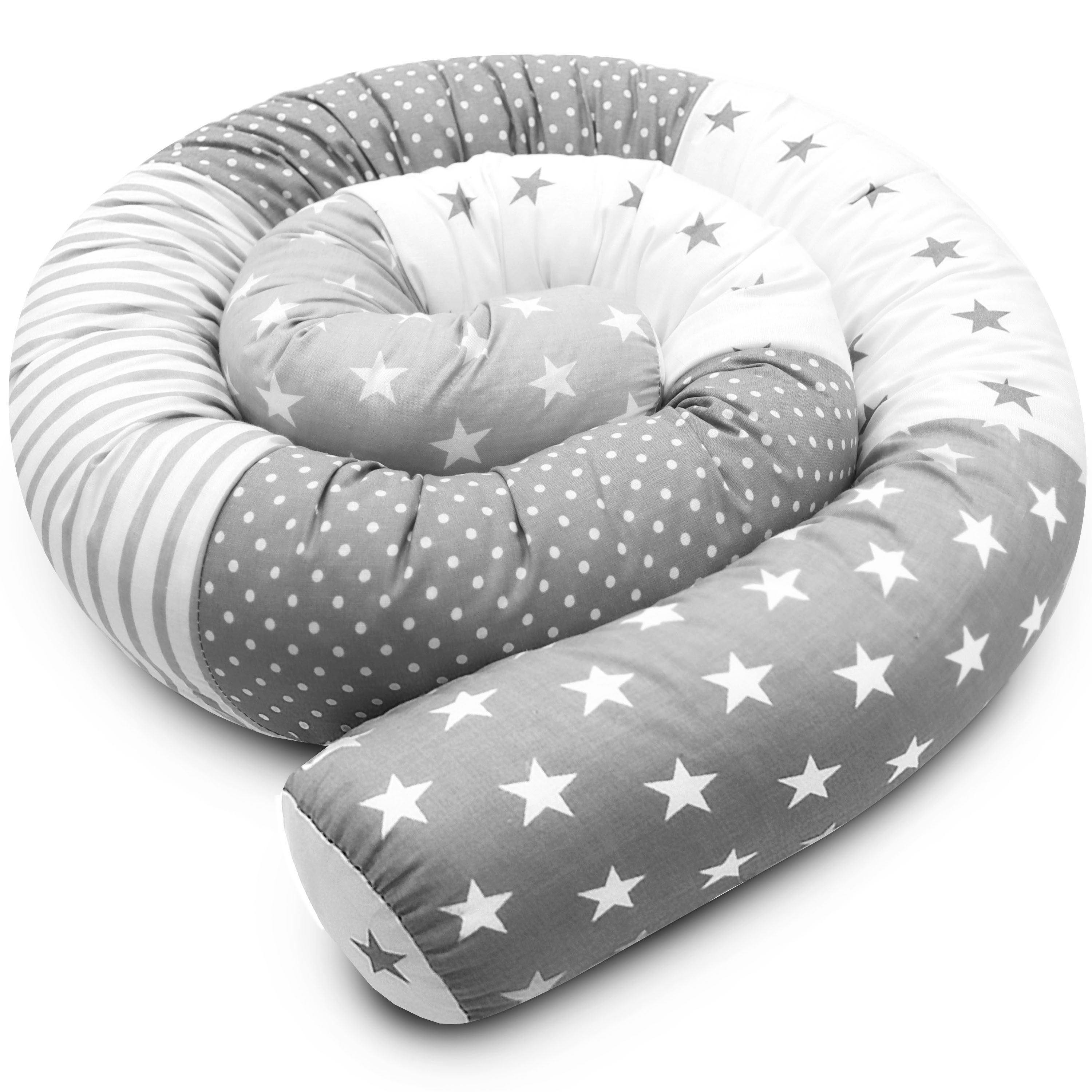 Amilian Nestchenschlange Bettschlange 210cm - Seitenschläferkissen - Nestsc günstig online kaufen