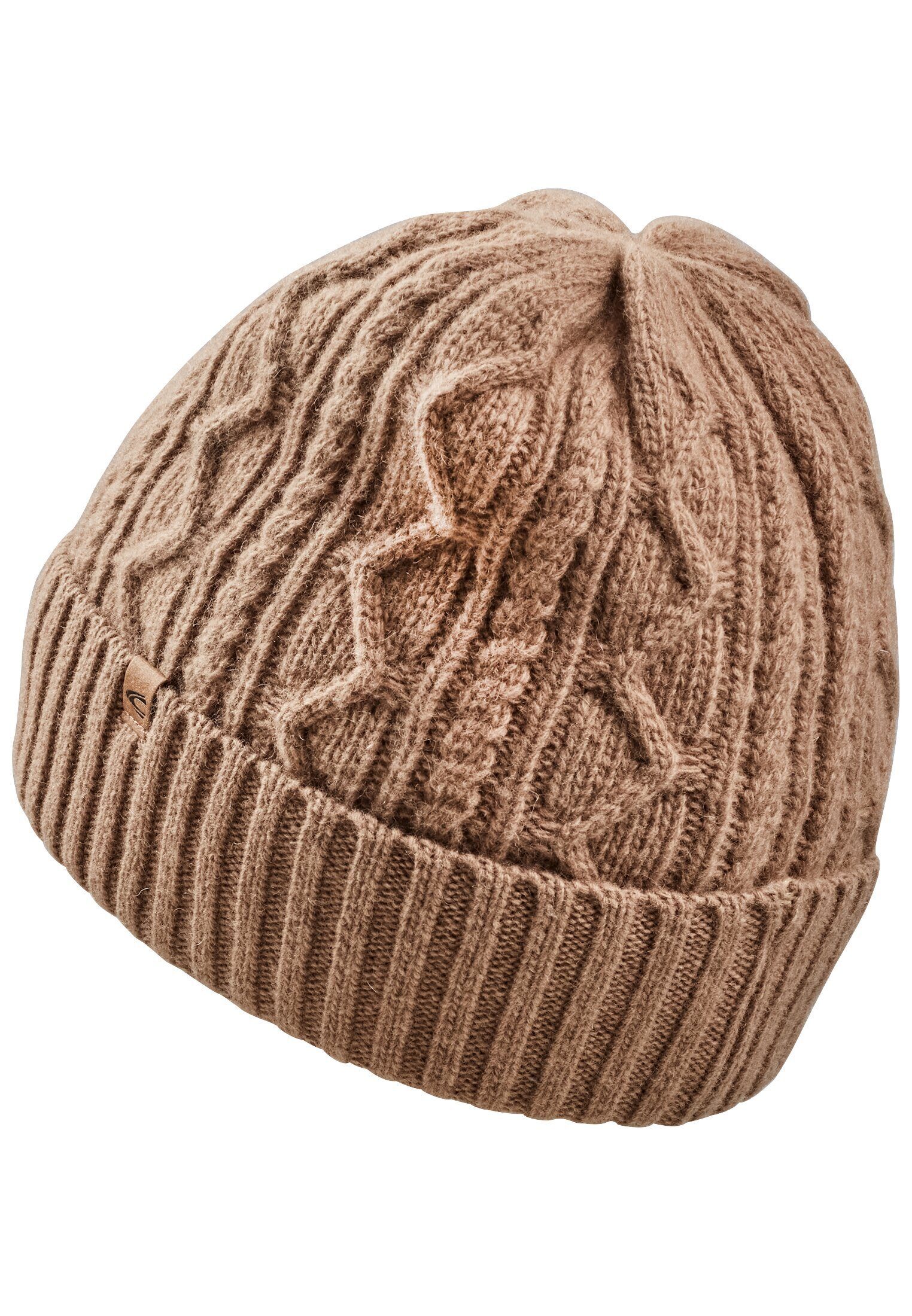 aus camel active Walnuss Beanie Wolle