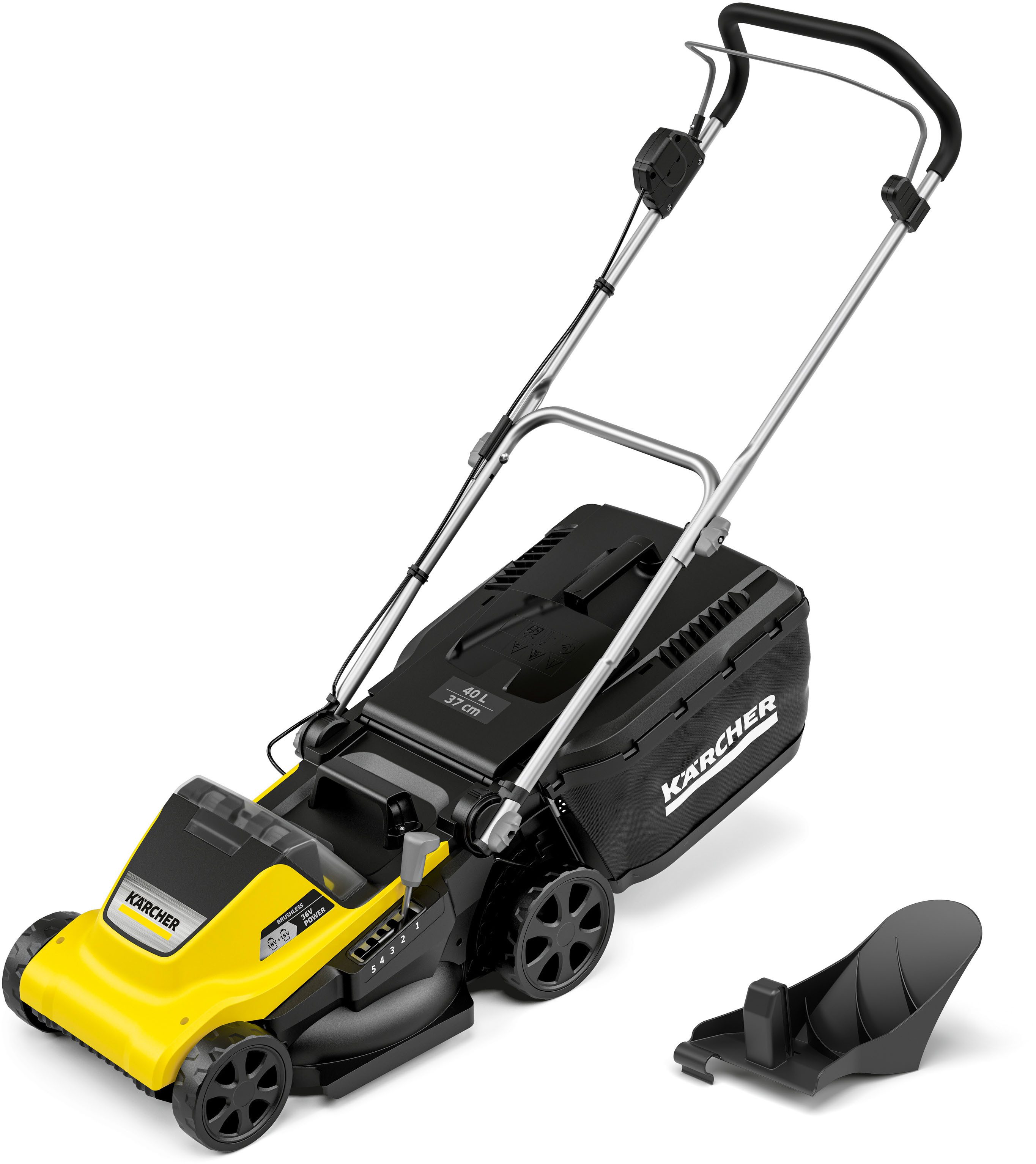 KÄRCHER Akkurasenmäher LMO 4-18 Dual, 37 cm Schnittbreite, ohne Akkus und Ladegerät
