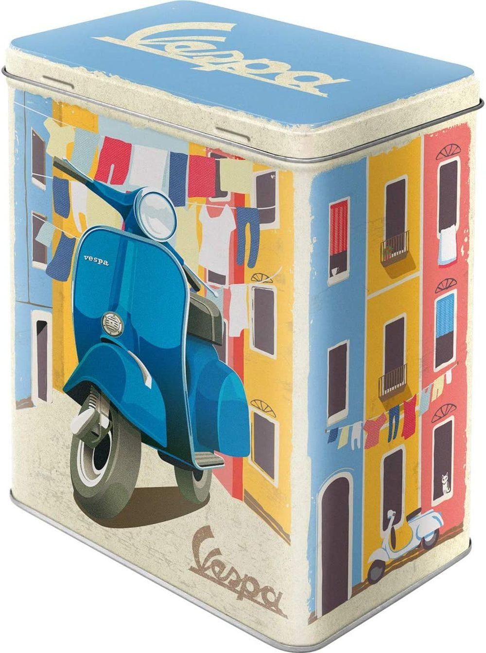 Nostalgic-Art Vorratsdose Kaffeedose Blechdose - Vespa Italian Laundry von Nostalgic-Art