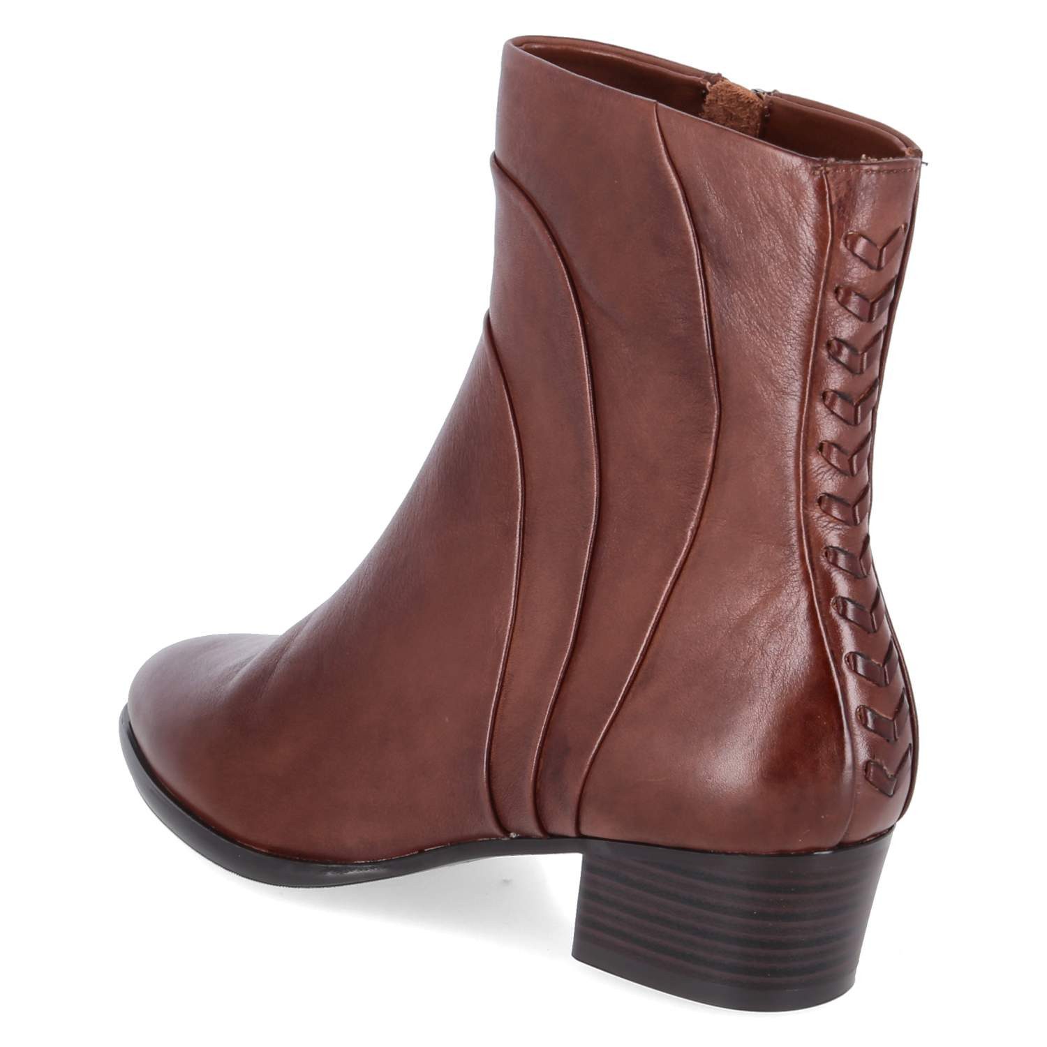 Kaerlek Kaerlek Lori 01 Cognac Damen Glattleder brown Schlupfstiefel