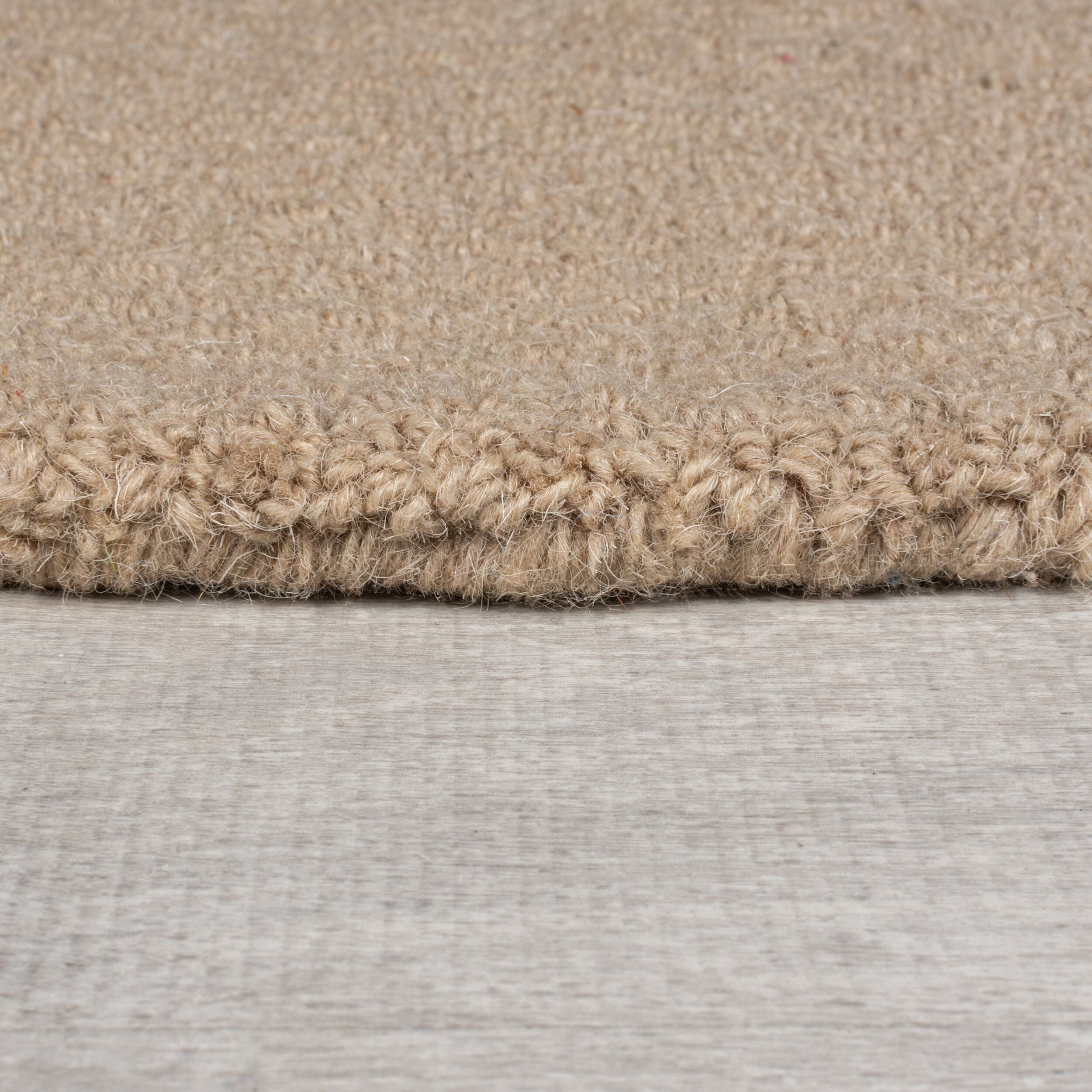 FLAIR RUGS Wollteppich Mia Ellipse, rechteckig, Höhe: 12 mm, mit gebogenem Zuschnitt – Bild 4 von 5
