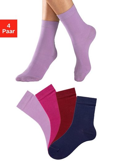 Lavana Socken (4-Paar) in unterschiedlichen Farbzusammenstellungen