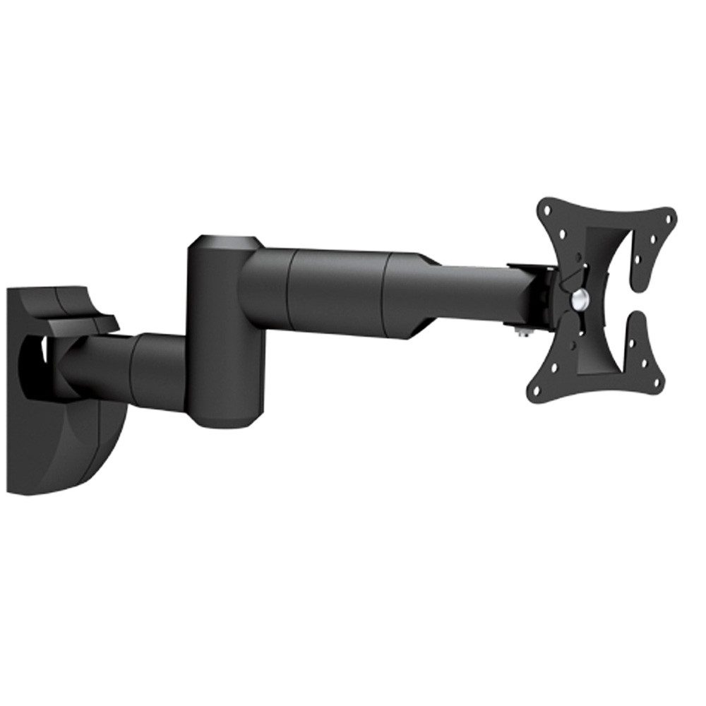 Systafex® TV-Wandhalterung TV Monitor Bildschirm Wandhalterung für 17-27 Zoll Schwenkbar Neigbar, (bis 27 Zoll, Universell)
