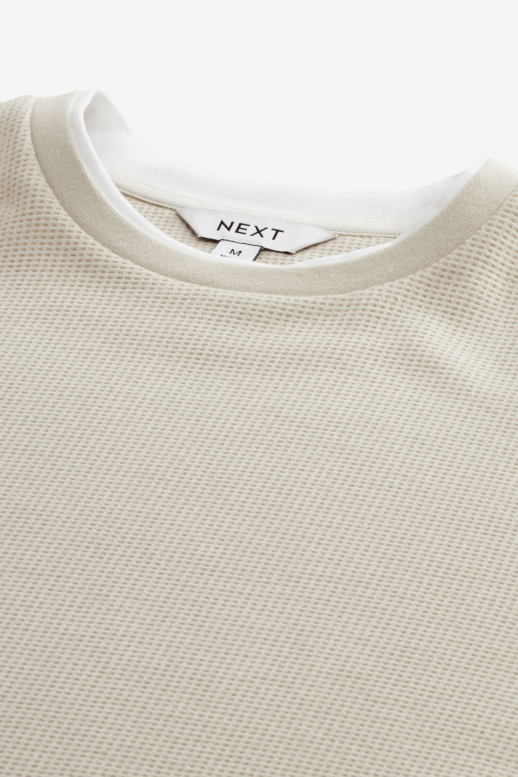 Next T-Shirt Langärmeliges T-Shirt im Lagenlook (1-tlg) Neutral