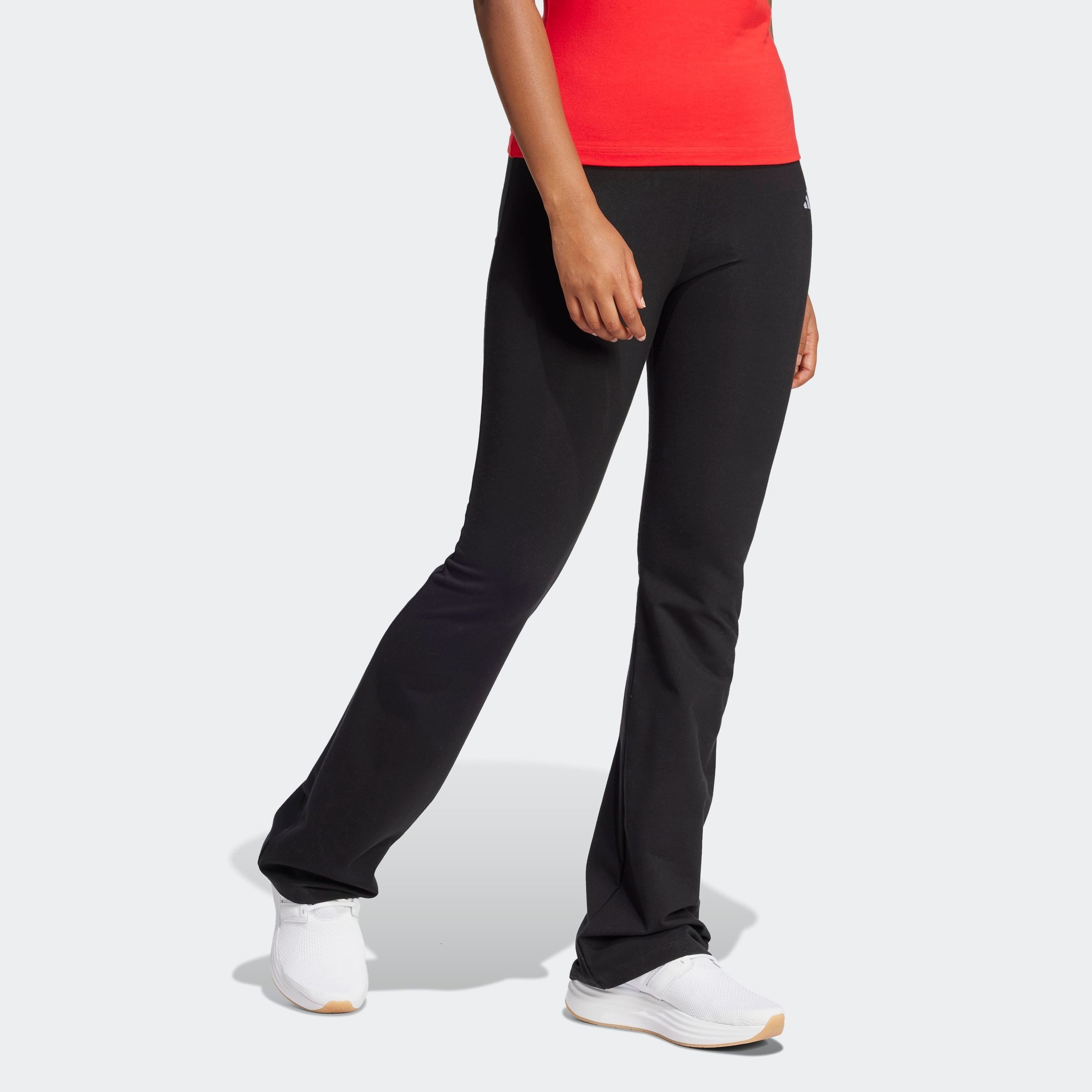 adidas Sportswear Leggings W SL SJ FLARLEG (1-tlg) Hoher Bund, ausgestellte günstig online kaufen