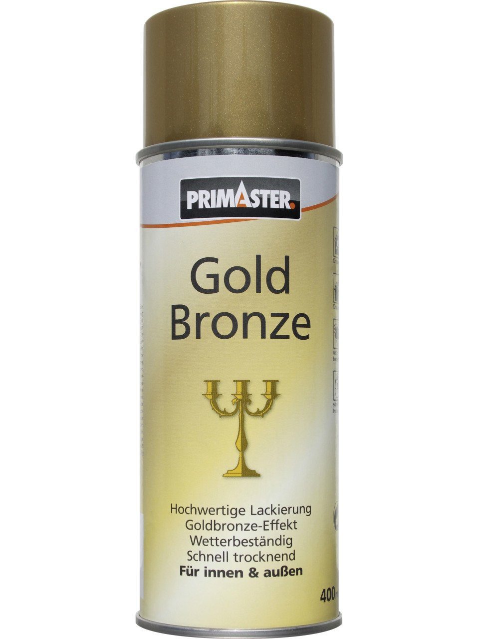 Primaster Sprühlack Primaster Lackspray 400 ml goldbronze