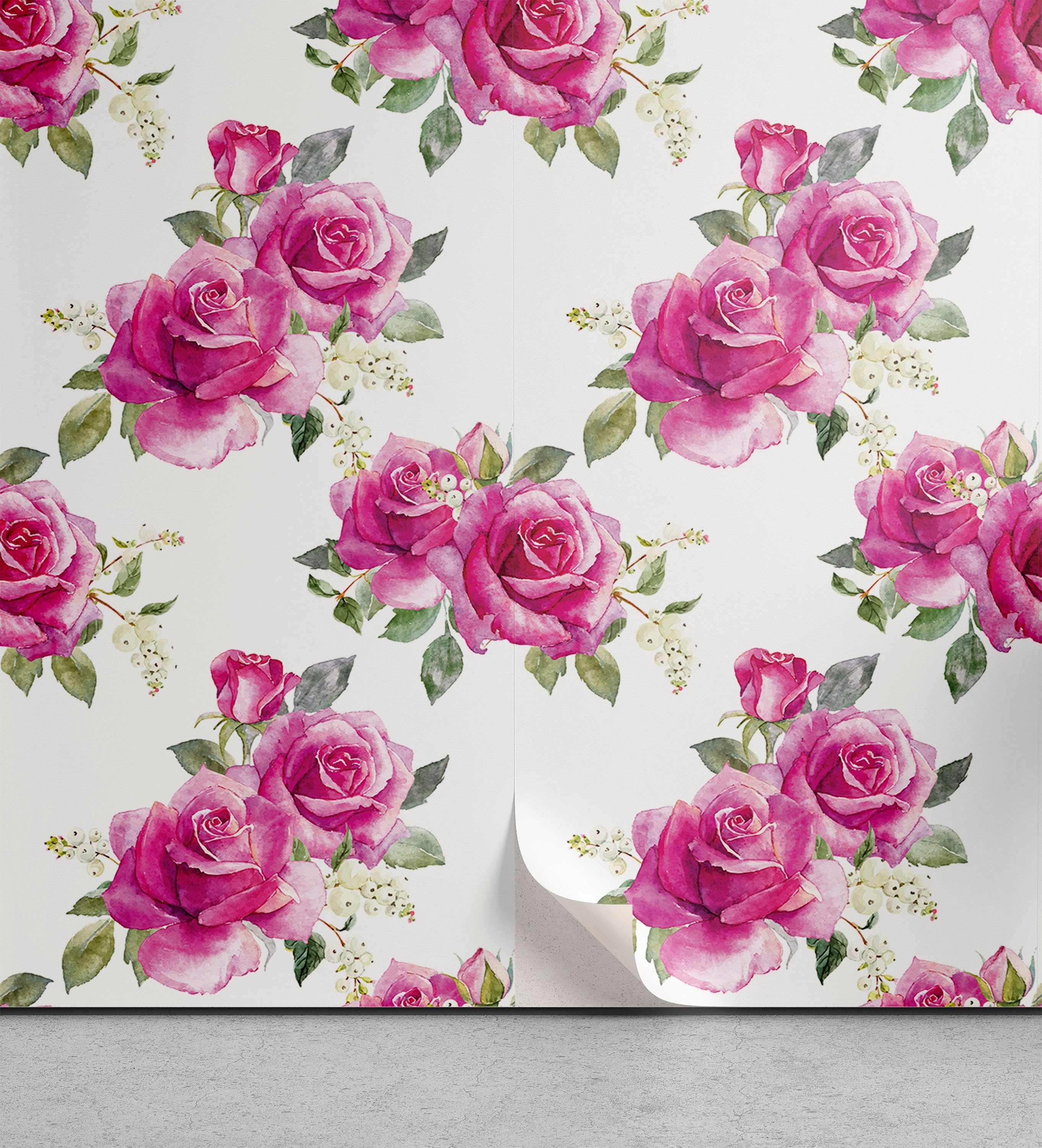Abakuhaus Vinyltapete selbstklebendes Wohnzimmer Küchenakzent, Rose günstig online kaufen
