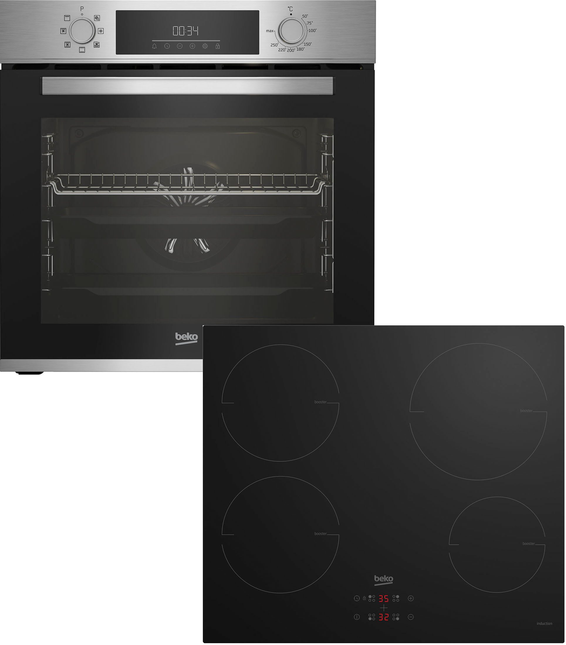 Beko Backofen-Set BBSM12340X
