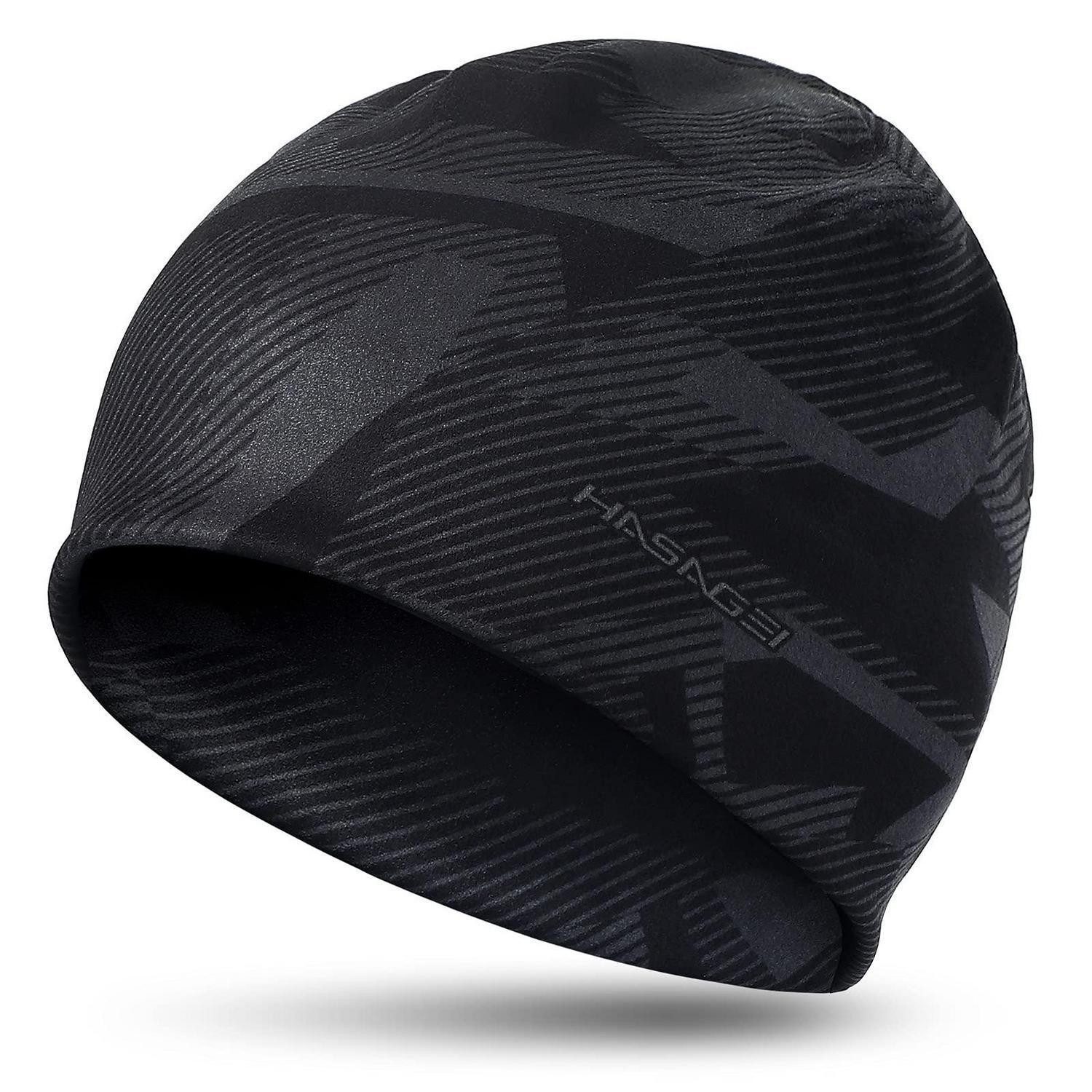LuxusKollektion Unterhelmmütze Laufmütze Fahrradmütze Beanie Herren Damen Einheitsgröße Köper