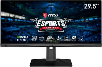 MSI Optix MAG301RF Gaming-LED-Monitor (75 cm/29,5 ", 2560 x 1080 px, WFHD, 1 ms Reaktionszeit, 200 Hz, Rapid IPS, 3 Jahre Herstellergarantie, höhenverstellbar, USB-C)