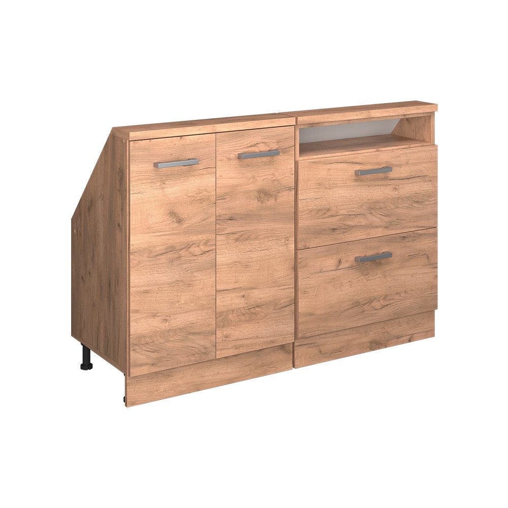 Vicco Unterschrank R-Line, Goldkraft Eiche, 120 günstig online kaufen