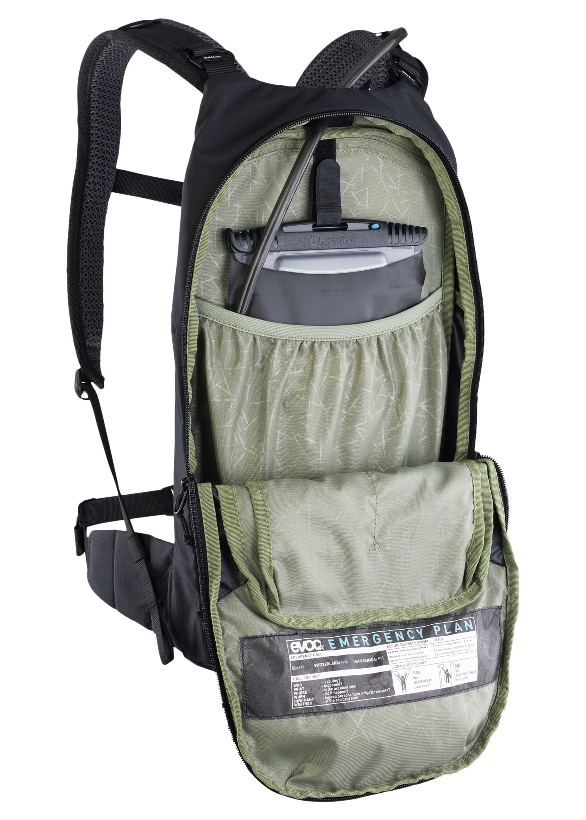 EVOC Cityrucksack STAGE 6 + HYDRATION BLADDER 2 (Kein Set, 1-tlg), mit Werkzeugfach