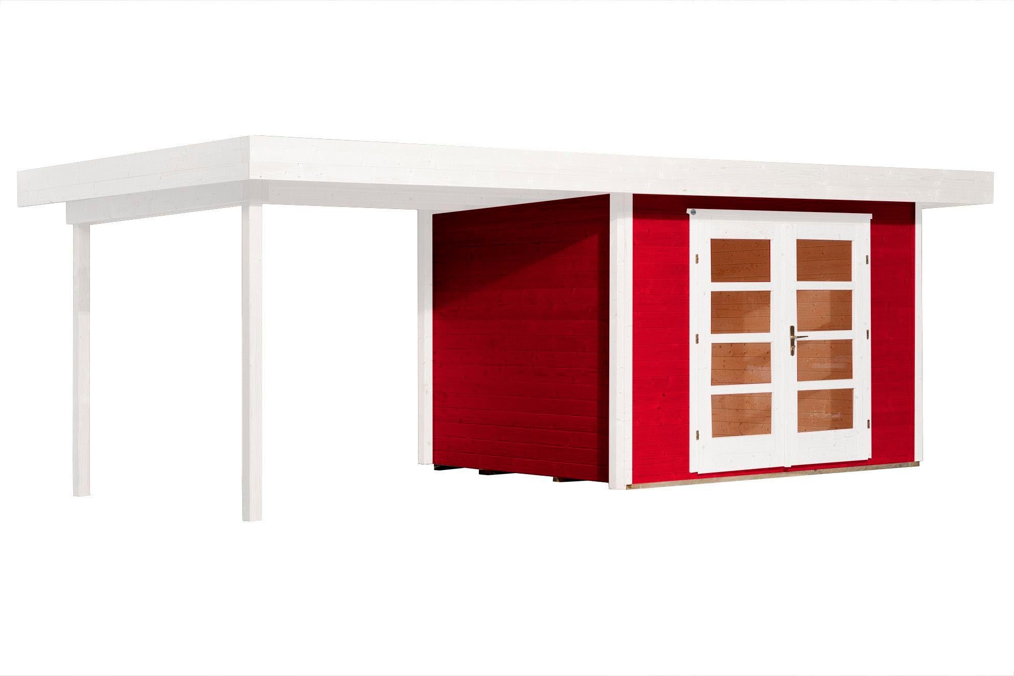 weka Gartenhaus 126 B Gr.1, schwedenrot,...