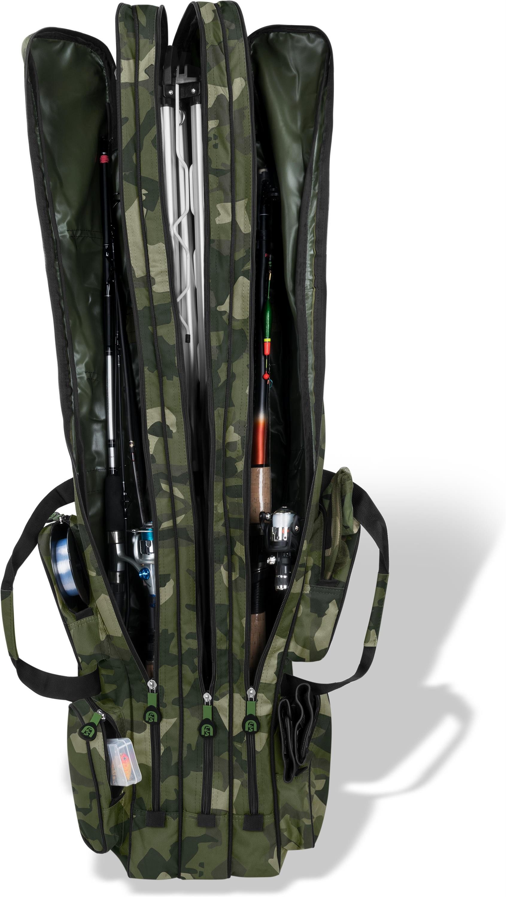 normani Angelrutentasche, Rutenfutteral Angelrutenrucksack Angelrutentasche günstig online kaufen