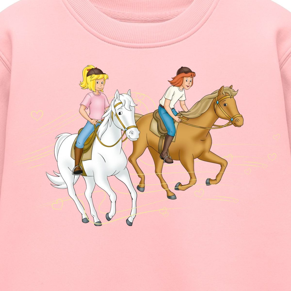 Spreadshirt Sweatshirt Bibi Und Tina Ausritt Mit Amadeus Und Sabrina Kinder Premium Pullover (1-tlg)