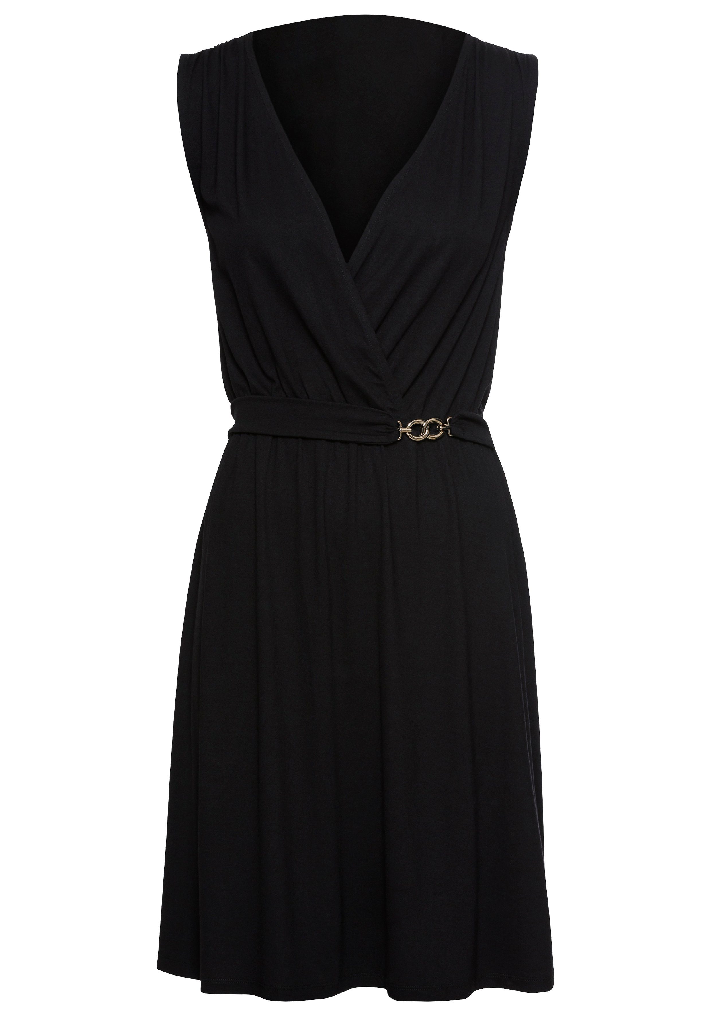 Melrose Abendkleid kurz, feminin und tailliert, aus Jersey-Material, ärmellos