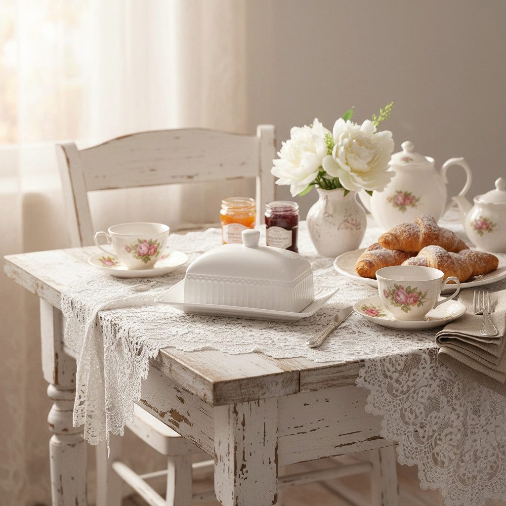 Greengate Butterdose GreenGate Butterdose Alice Weiß (M)