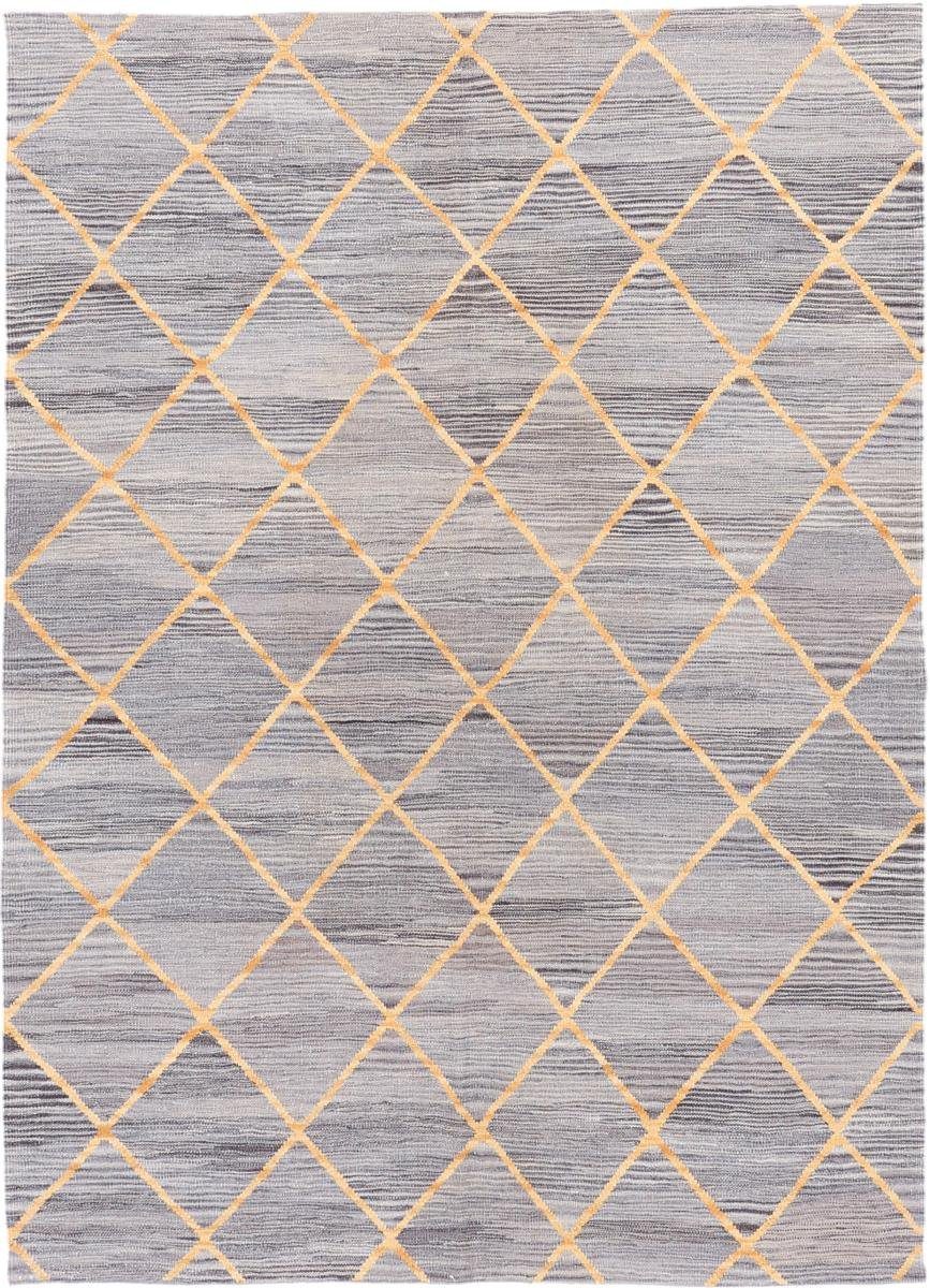 Orientteppich Kelim Afghan Design 165x227 Handgewebter Orientteppich, Nain Trading, rechteckig, Höhe: 3 mm