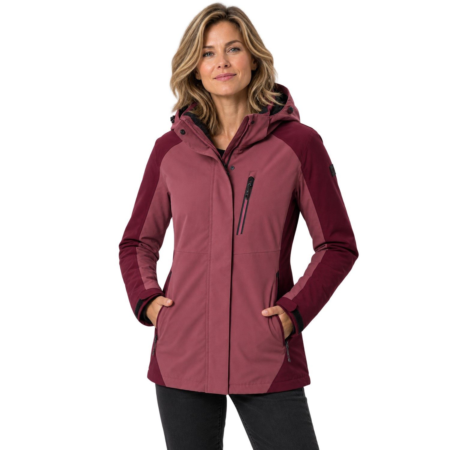 Killtec Outdoorjacke Funktionsjacke mit Kapuze wasserdicht und Atmungsaktiv