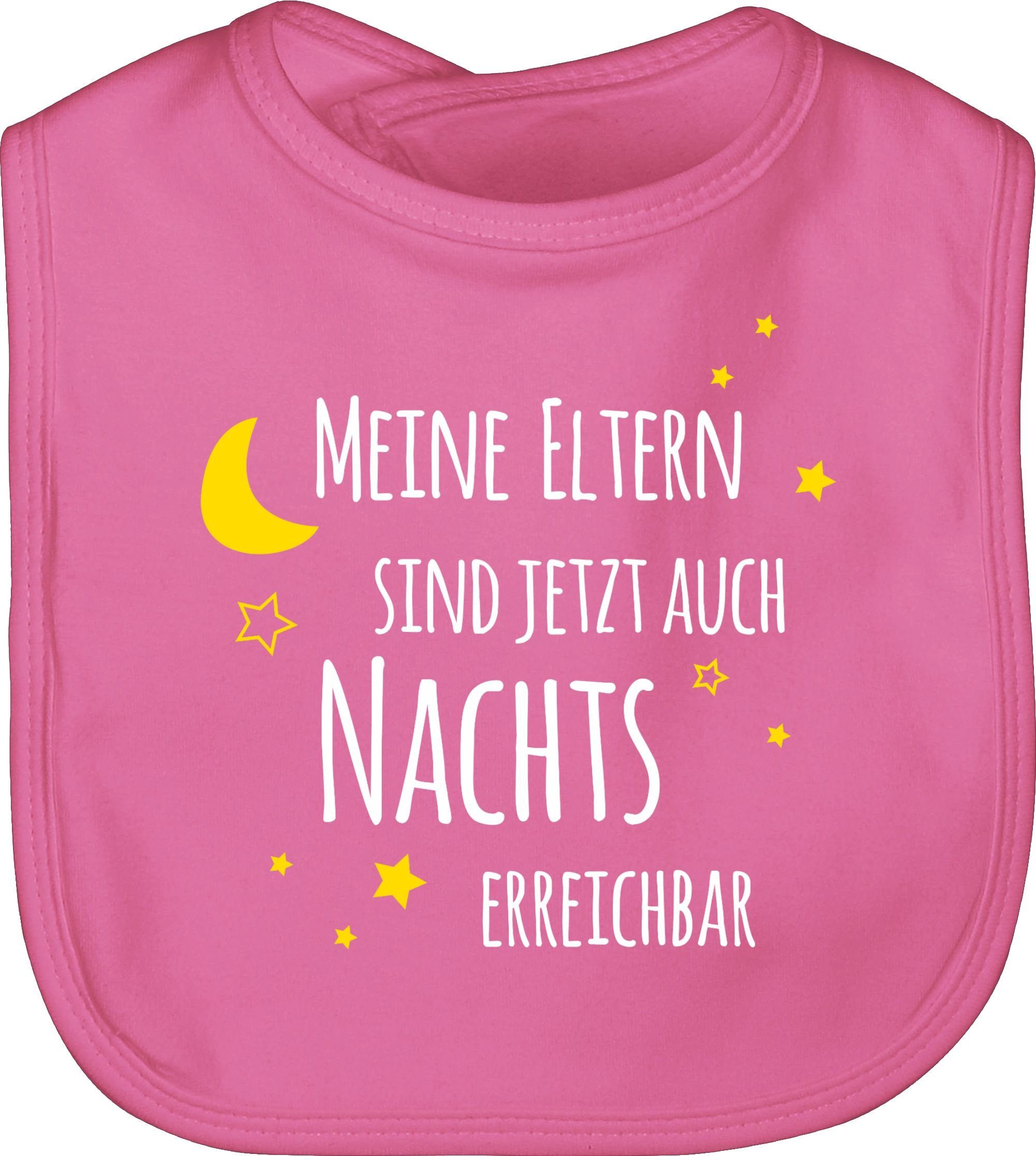 Shirtracer Lätzchen »Meine Eltern sind jetzt auch Nachts erreichbar