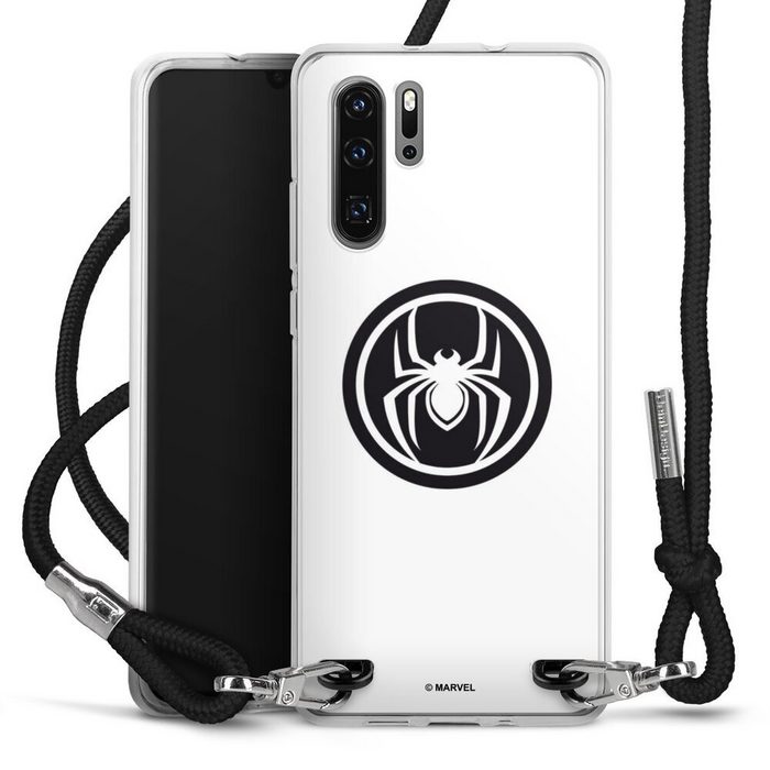 DeinDesign Handyhülle Spider-Man Spider Logo White Huawei P30 Pro Handykette Hülle mit Band Case zum Umhängen