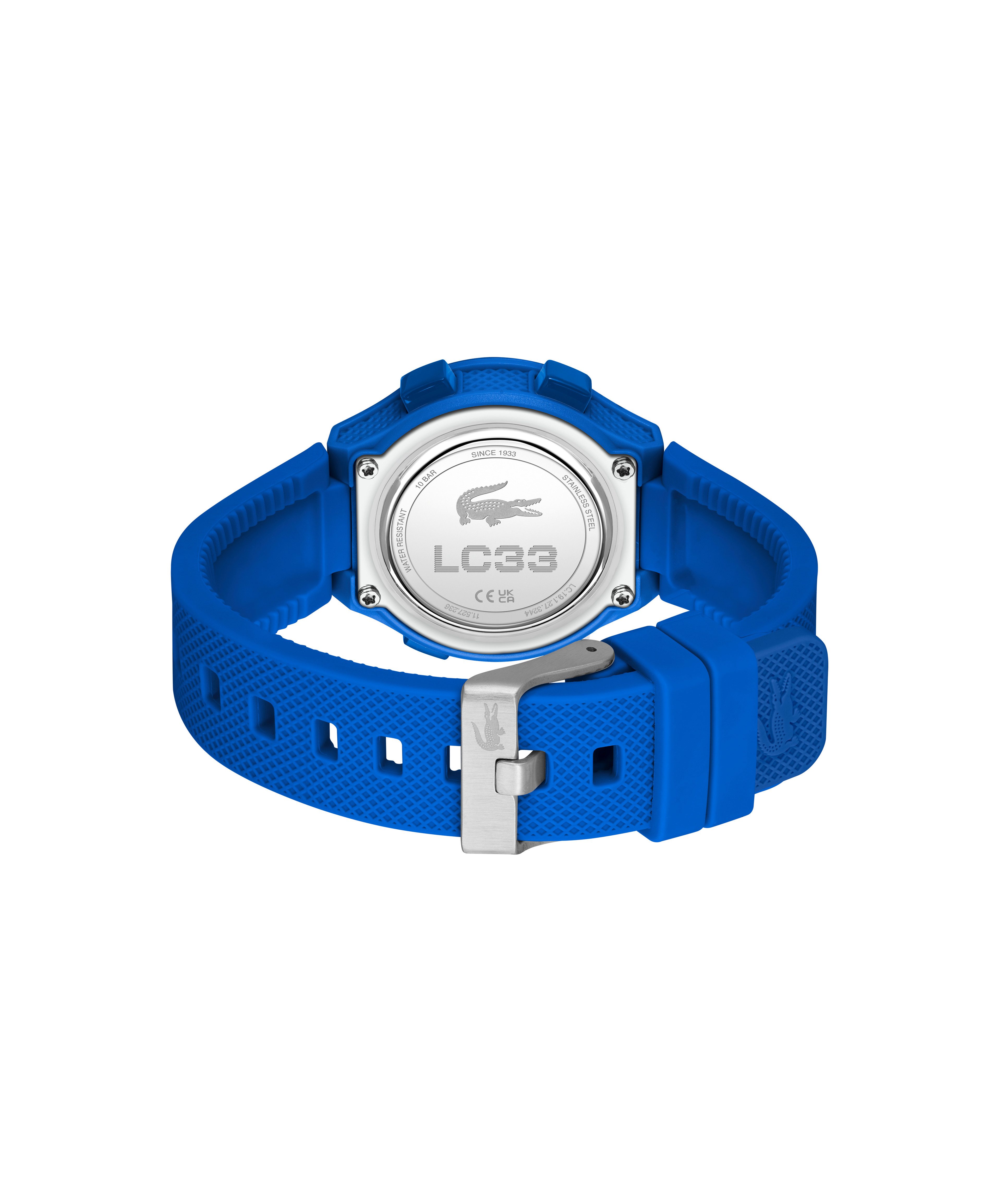 Lacoste Chronograph LC33 Kids 2030066, Quarzuhr, Armbanduhr, Silikonarmband, digital, Tag, Stoppfunktion