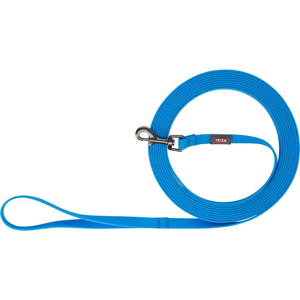 TRIXIE Schleppleine Easy Life Grip Schleppleine - blau - 5 m/20 mm, Gurtband, PVC