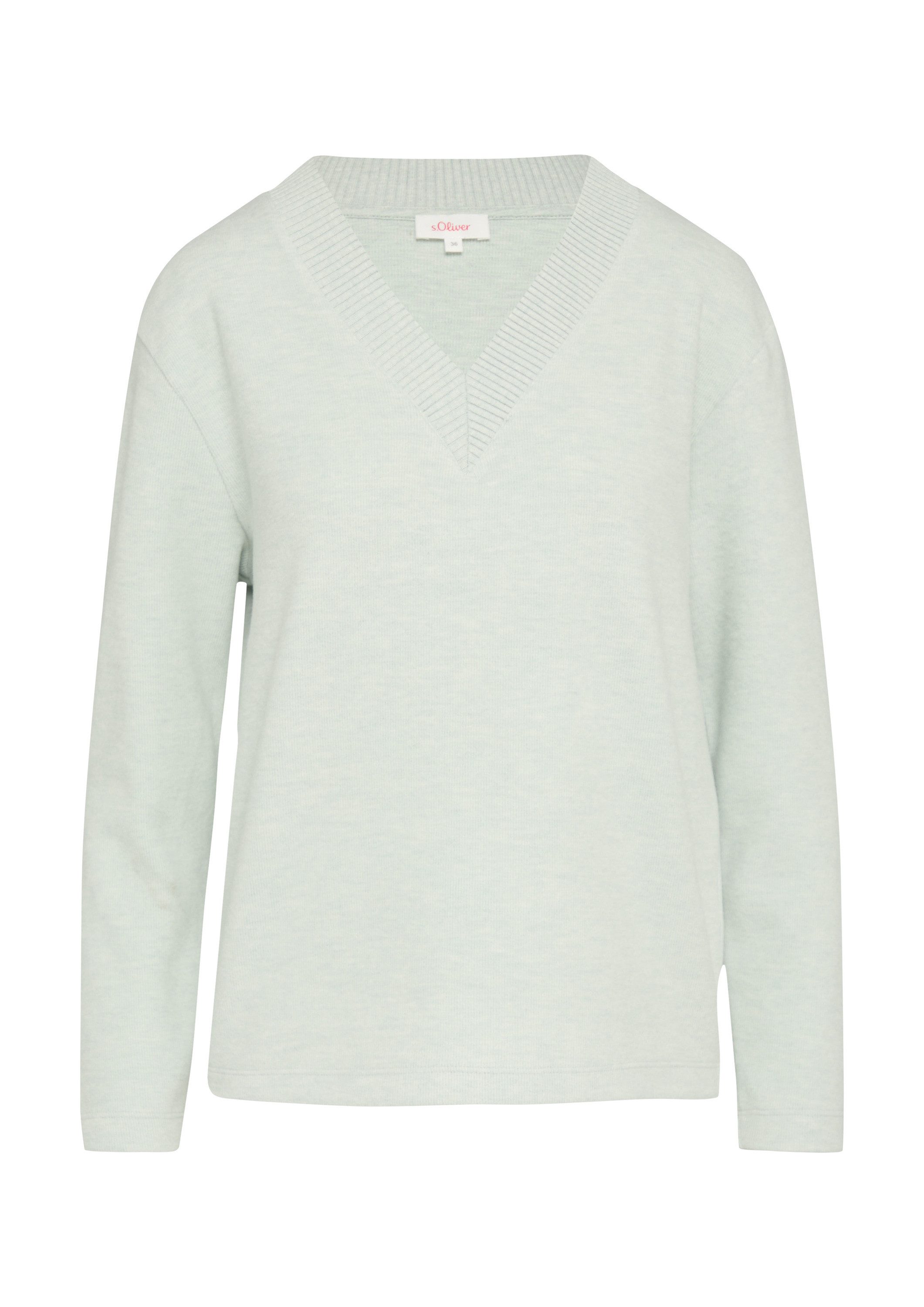 s.Oliver Sweatshirt Sweatshirt Weiches Sweatshirt mit günstig online kaufen