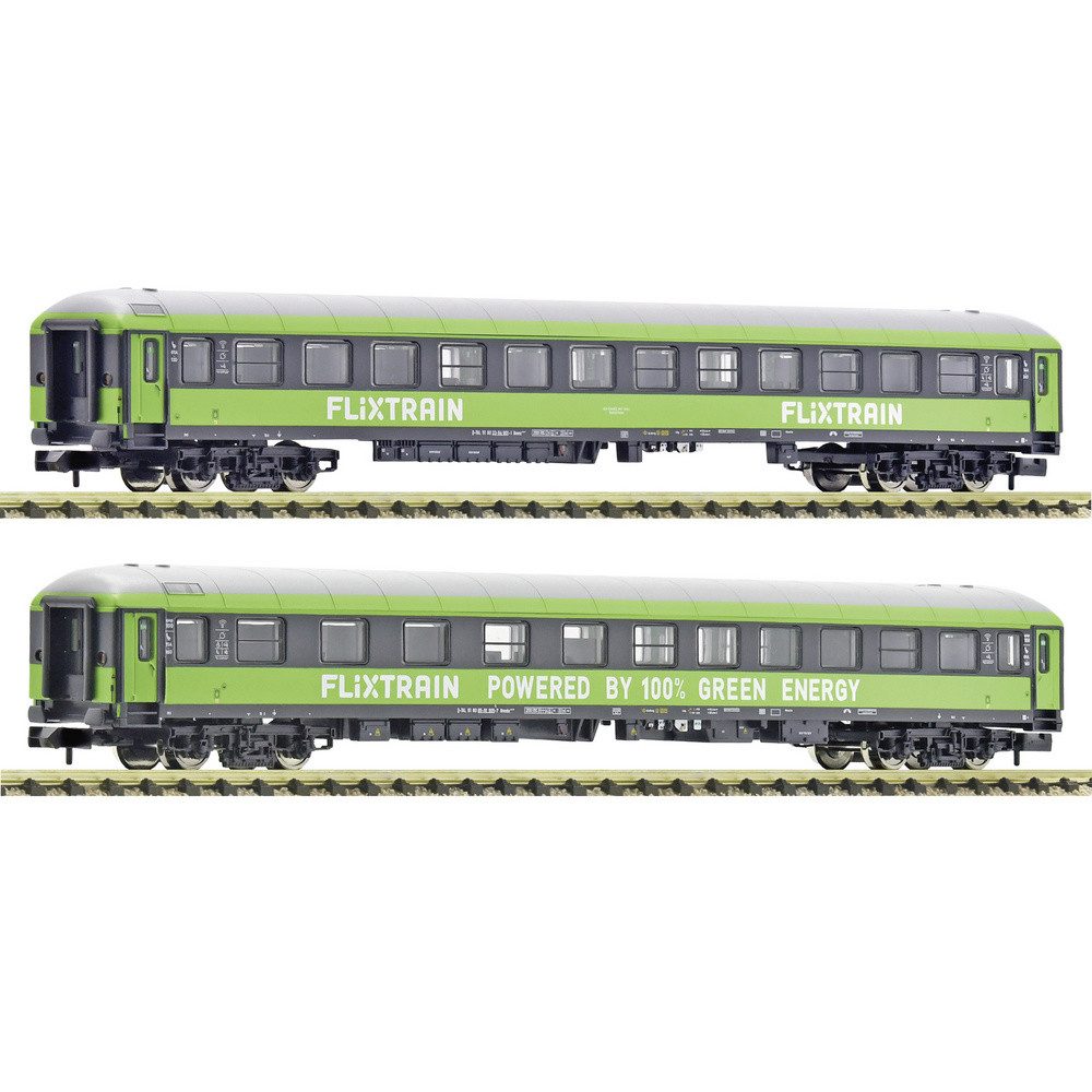Fleischmann Personenwagen Fleischmann 6260085 N 2-tlg. Set 1: Reisezugwagen, FlixTrain