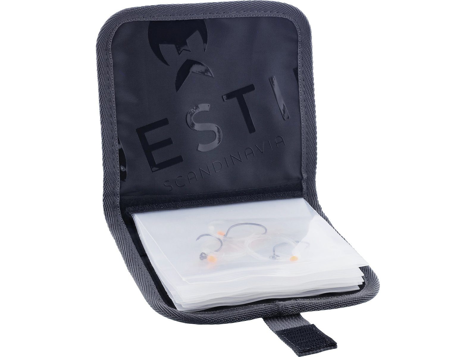 Westin Fishing Aufbewahrungstasche Rig - Vorfachtasche W4 Wallet Fold Plus - mit 6 PE Taschen - Angeln (7-tlg), 6 herausnehmbare PE-Taschen