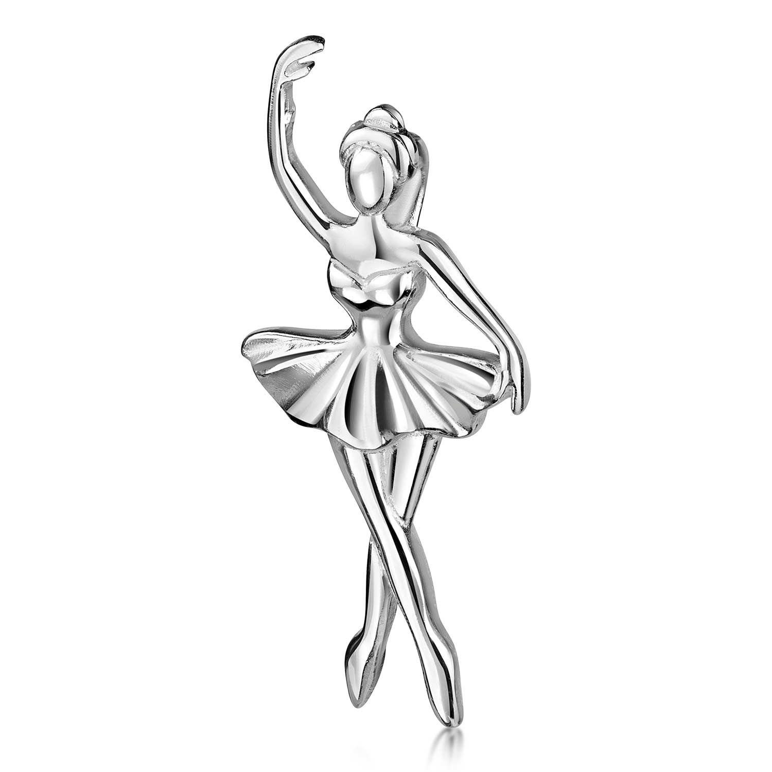 Kettenanhänger Damen Ballerina Silber KA-260