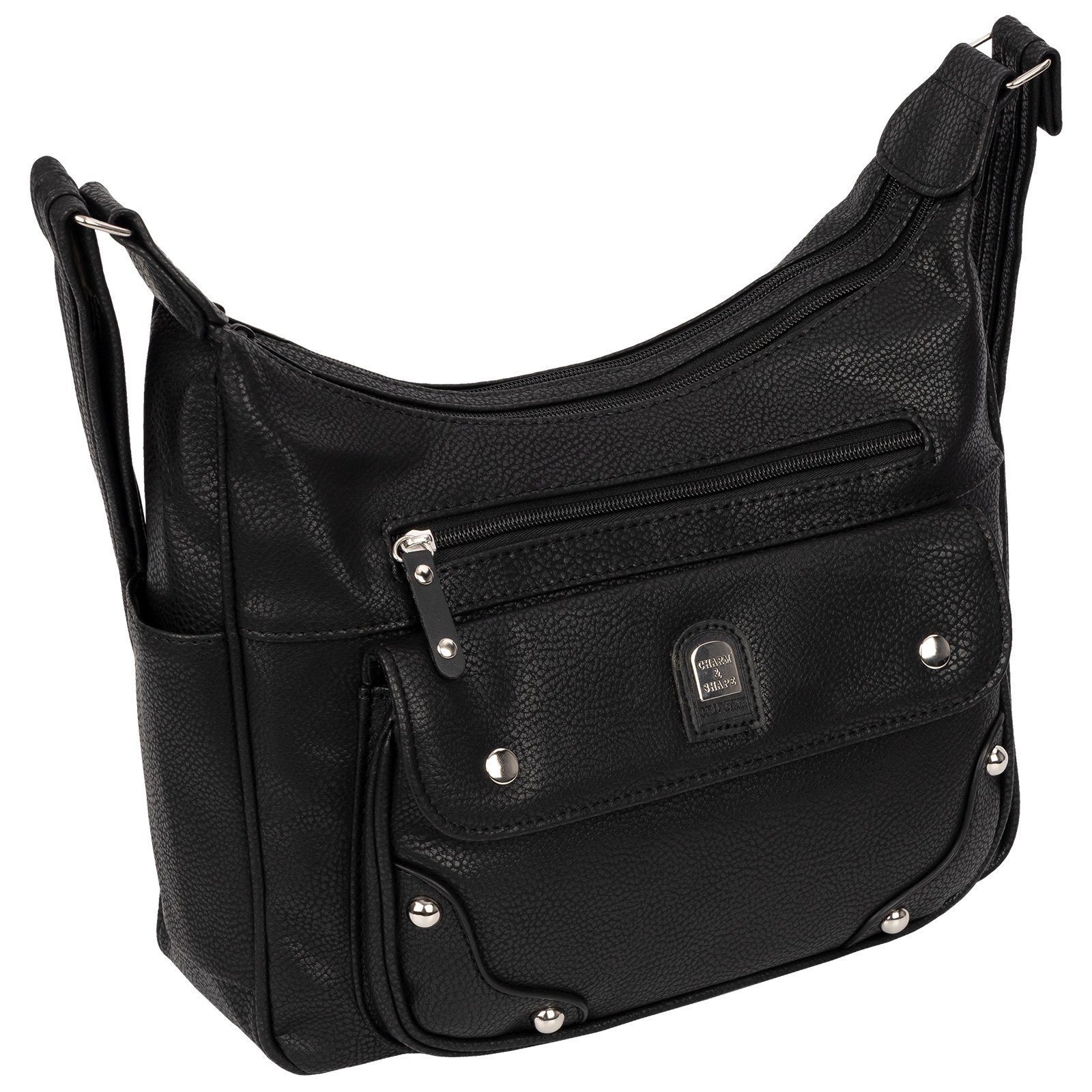 EAAKIE Umhängetasche Damen Tasche Schultertasche Umhängetasche Leder Optik Handtasche, als Schultertasche, Umhängetasche tragbar