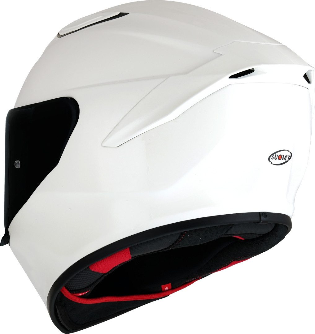 Suomy Motorradhelm Track-1 Plain 2023 Helm, Notfallsystem-Polsterung (EQRS)