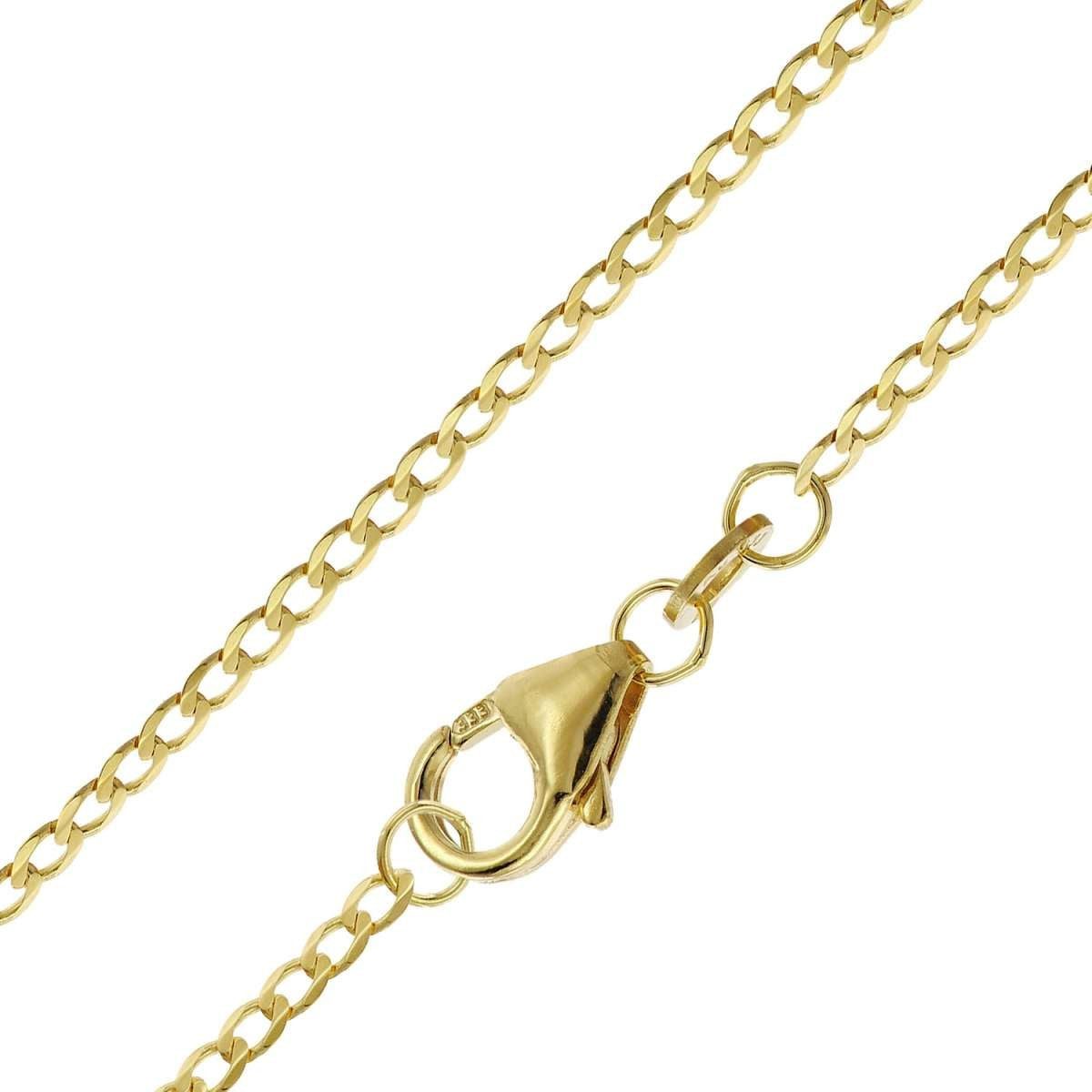 trendor Panzerkette 35683, für Anhänger Gold 333/8K Collierkette 1,6 mm